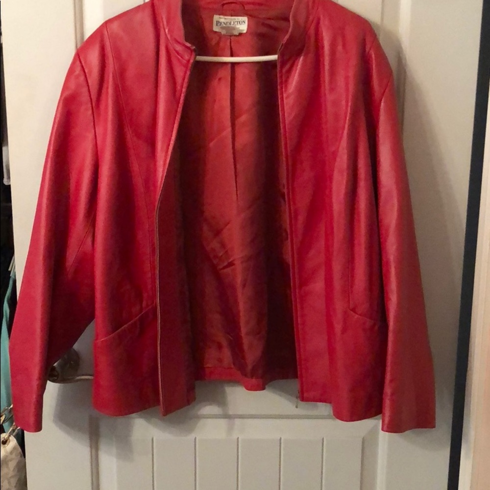 Red jacket